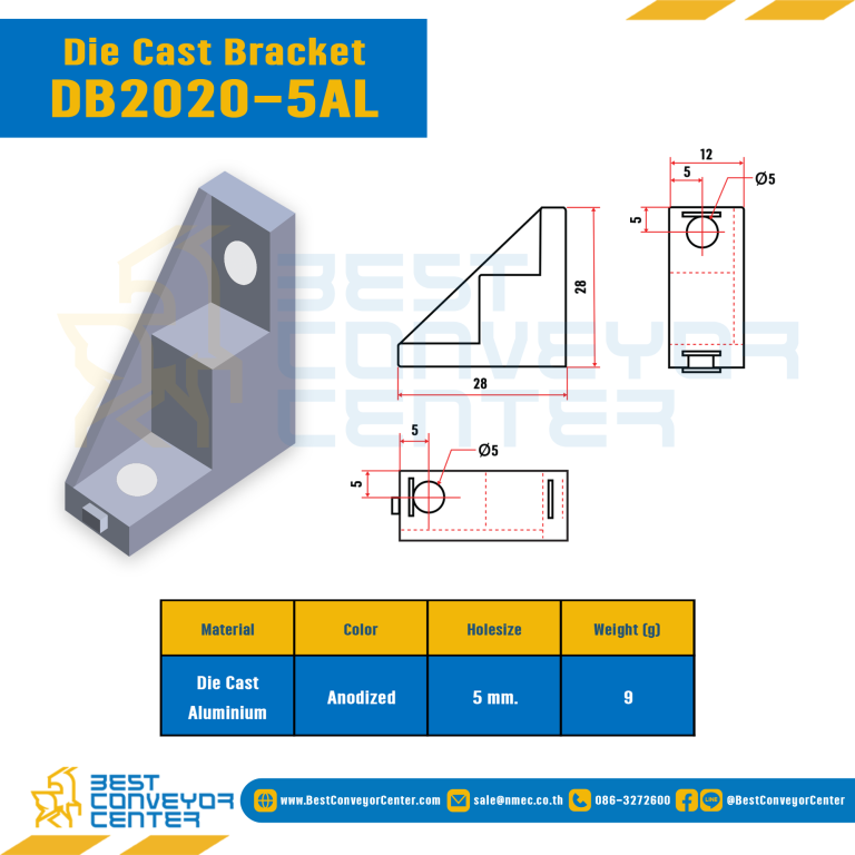 Die Cast Bracket 4080 : DB4080-8.5AL