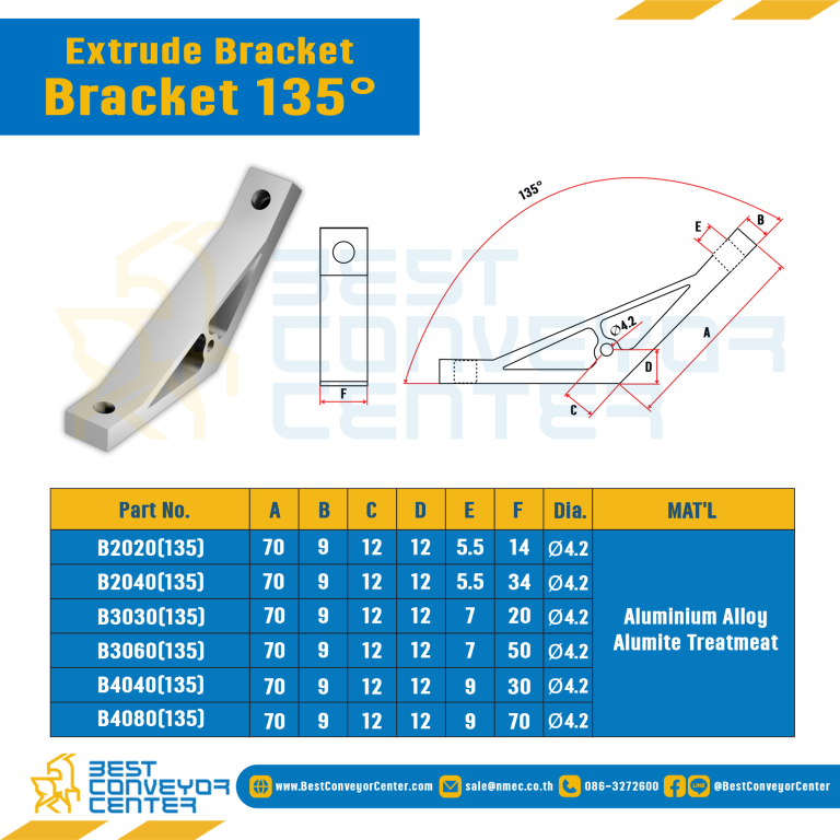 Extrude Bracket 135 ํ : B3060(135)