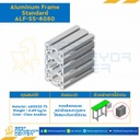 Aluminum Frame 5 Series Slot width 6 40×80 mm. L1350 mm. Clear Anodize : ALF-S5-4080-1350