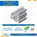 Aluminum Frame 6 Series Slot width 8 60x60x30 mm. L1700 mm. Clear Anodize (L Type) : ALF-FS6-606030-1700