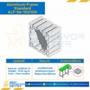 Aluminum Frame 6 Series Slot width 8 100×100 mm. L3450 mm. Clear Anodize : ALF-S6-100100-3450