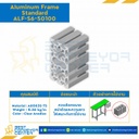 Aluminum Frame 6 Series Slot width 8 50×100 mm. L1800 mm. Clear Anodize : ALF-S6-50100-1800