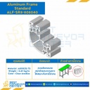 Aluminum Frame 8 Series Slot width 10 80x80x40 mm. L150 mm. Clear Anodize : ALF-SR8-808040-150