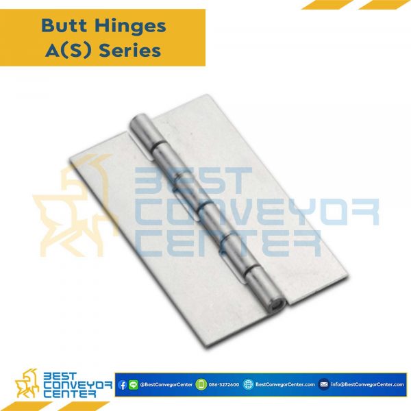 A-2611 บานพับเหล็ก ขนาด 23×50 mm. หนา 1 mm.