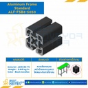 Aluminum Frame 8-45 Series Slot width 10 50×50 mm. L1800 mm. Black Anodize : ALF-FSB8-5050-1800