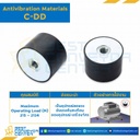 ลูกยางกันการสั่นสะเทือน ชนิดมีรูต๊าปที่ปลายทั้งสองด้าน : C-DD4028-M8x40