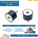 ลูกยางกันการสั่นสะเทือน ชนิด 1 รูต๊าปและ 1 สตัดเกลียว : C-VD3025-M8x30