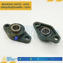 ลูกปืนตุ๊กตา UCFL211 ลูกปืนเหล็ก รูเพลา 55 mm. : UCFL211-55