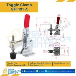 GH-101-A : Toggle Clamp แบบกดแนวตั้ง GH-101-A.Mild Steel Zinc Plated