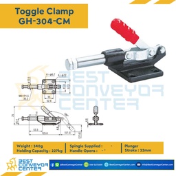 GH-304-CM Toggle Clamp แบบดัน