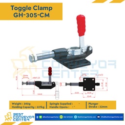 GH-305-CM Toggle Clamp แบบดัน
