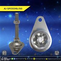 AJ-SPOS16L210 ขาฉิ่งปรับระดับ แบบมีรูยึดพุกวงรี M16x210 mm. (Steel Zinc) ยาวเฉพาะสกรู 180 mm
