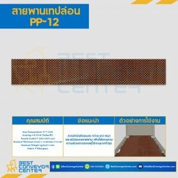 สายพานเทปล่อน Teflon Belt Grade PP-12 : PP-12