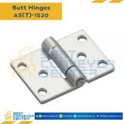 AS-1520 บานพับสแตนเลส ขนาด 53×38 mm. หนา 2 mm.