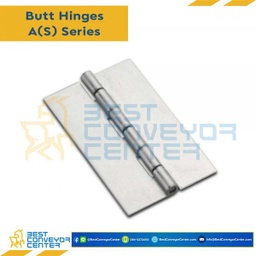 A-1811 บานพับเหล็ก ขนาด 35×60 mm. หนา 1 mm.